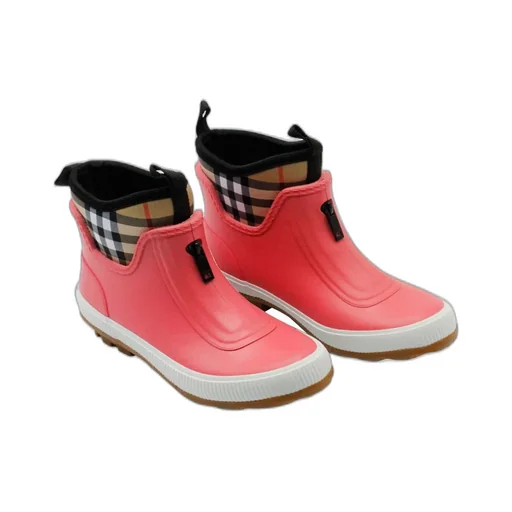 Burberry Kids Panelled Ankle Boots