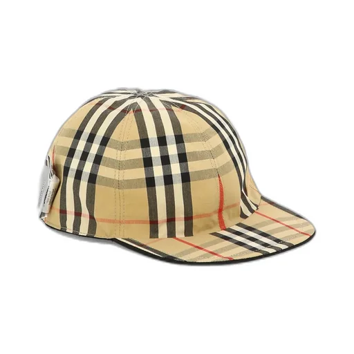 Burberry Kids Vintage Checked Reversible Baseball Cap