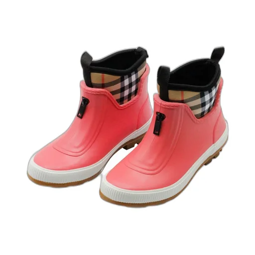 Burberry Kids Panelled Ankle Boots