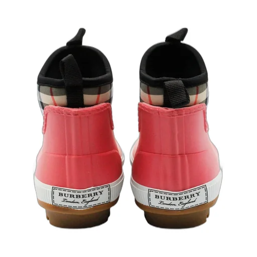 Burberry Kids Panelled Ankle Boots