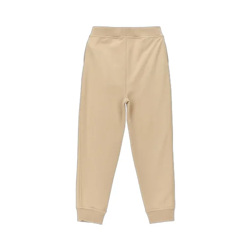 Burberry Kids Logo-Patch Tapered Leg Pants