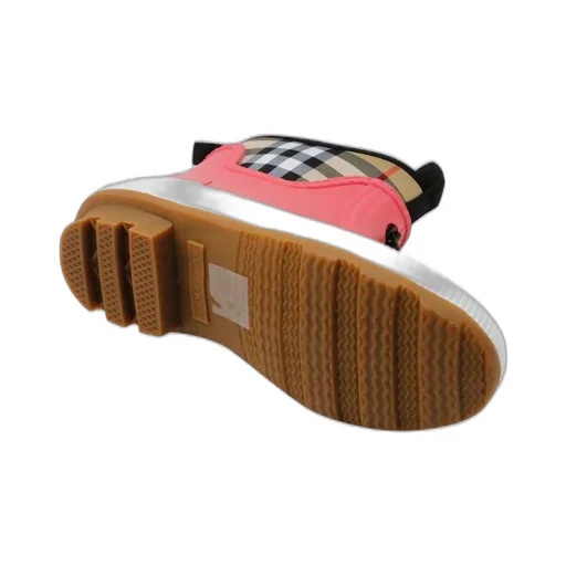 Burberry Kids Panelled Ankle Boots