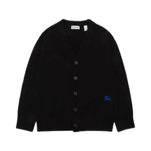Burberry Kids Ekd Patch Knitted Cardigan