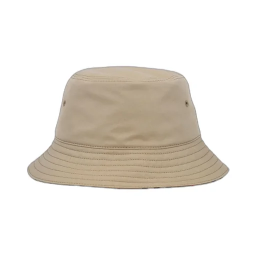 Burberry Kids Checked Eyelet Detailed Reversible Bucket Hat