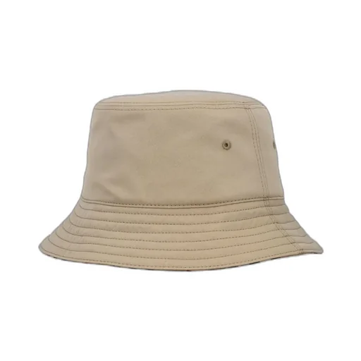 Burberry Kids Checked Eyelet Detailed Reversible Bucket Hat