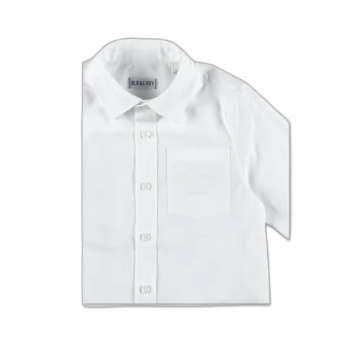 Burberry Kids Ekd Buttoned Long-Sleeved Shirt