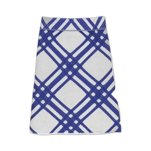 Burberry Kids Checked High-Waist Skirt