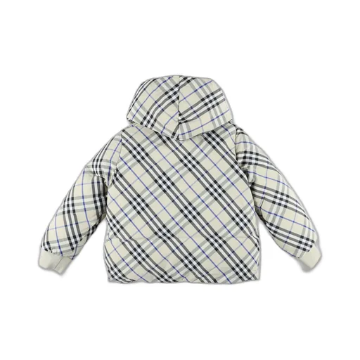 Burberry Kids Reversible Checked Hooded Jacket