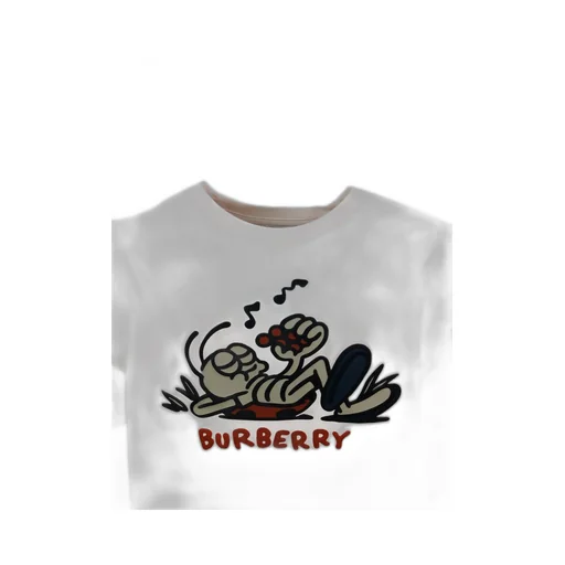 Burberry Kids Logo Printed Crewneck T-Shirt