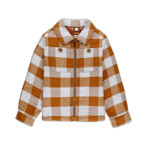 Burberry Kids Check-Printed Zipped Jacket