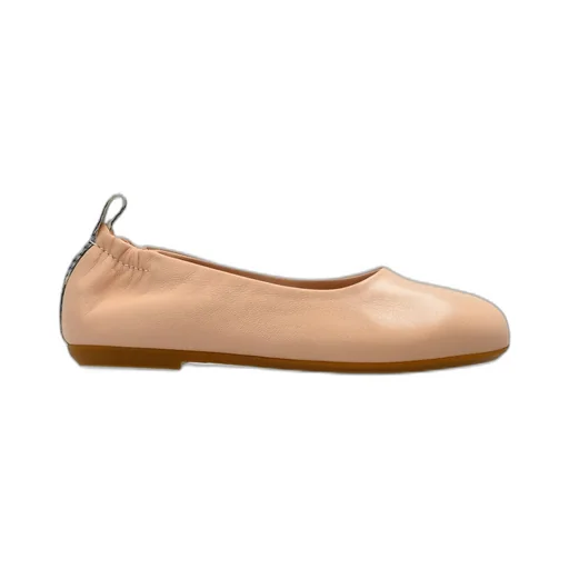 Burberry Kids Round-Toe Slip-On Ballerina Shoes
