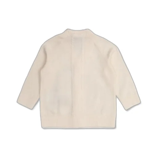 Burberry Kids Logo Embroidered Knit Cardigan