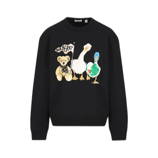 Burberry Kids Bear-Printed Crewneck Sweatshirt