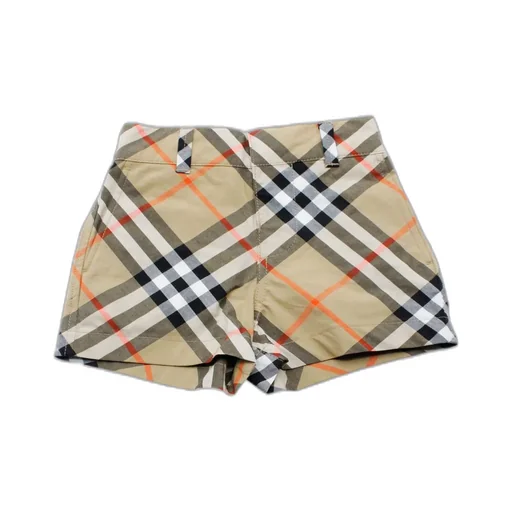 Burberry Kids Straight-Leg Checked Shorts
