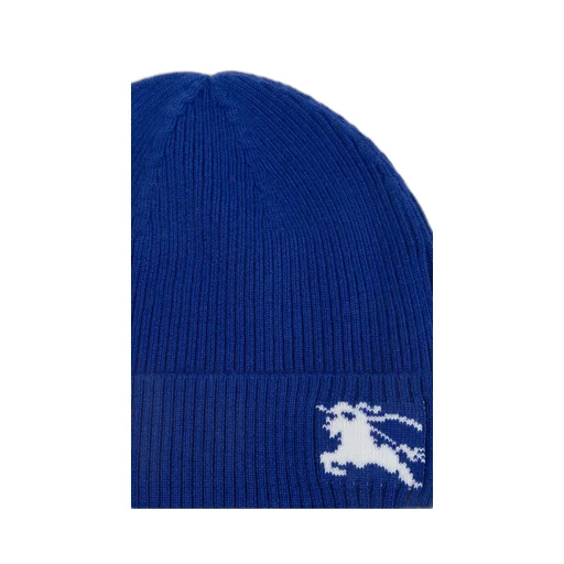 Burberry Kids Equestrian Knight-Motif Turn-Up Brim Beanie