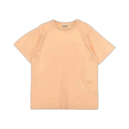 Burberry Kids Ekd Logo-Embroidered Crewneck T-Shirt
