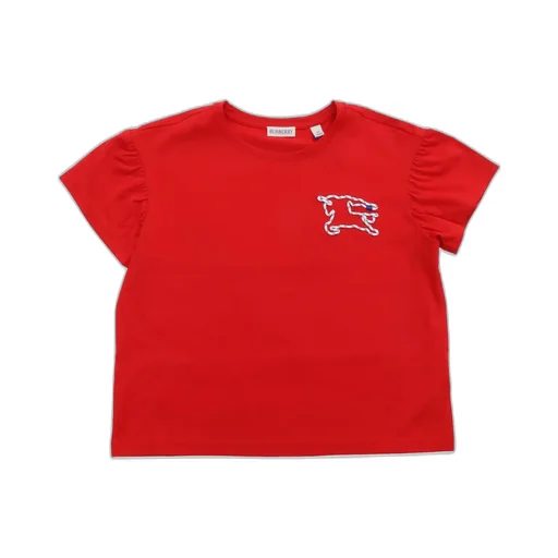 Burberry Kids Rope Equestrian Knight Crewneck T-Shirt