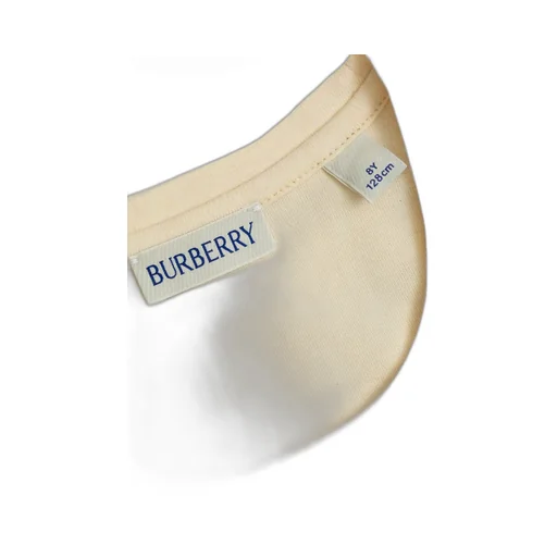 Burberry Kids Logo-Patch Crewneck Dress