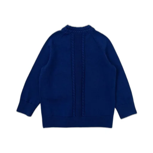 Burberry Kids Ekd-Embroidered Button-Up Cardigan