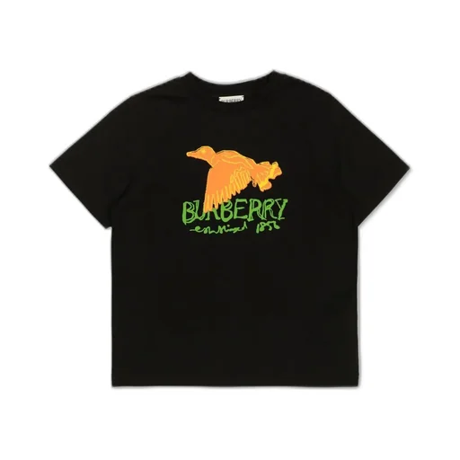 Burberry Kids Graphic Printed Crewneck T-Shirt