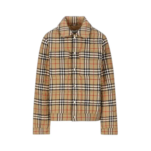 Burberry Kids Vintage Check-Pattern Long-Sleeved Jacket