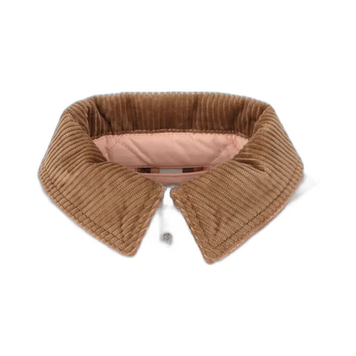 Burberry Kids Corduroy Collar Zipped Quilted Jacket