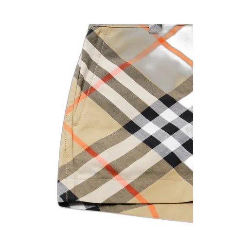 Burberry Kids Straight-Leg Checked Shorts