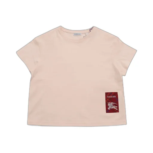 Burberry Kids Logo Patch Crewneck T-Shirt