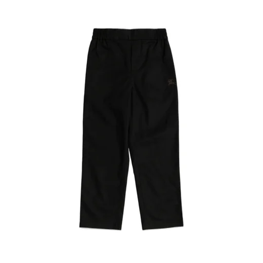 Burberry Kids Logo Embroidered Pants