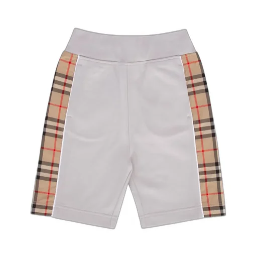 Burberry Kids Checked Panelled Shorts