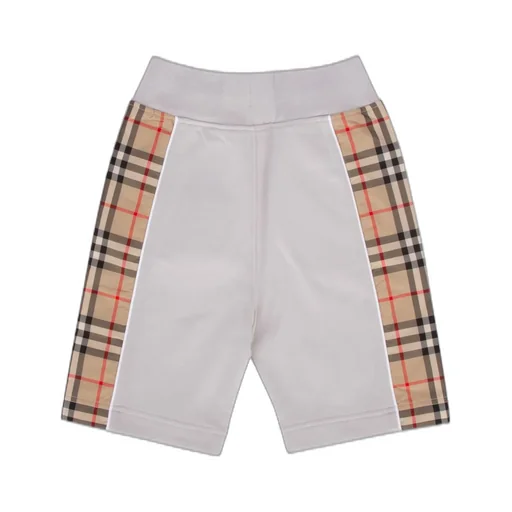 Burberry Kids Checked Panelled Shorts