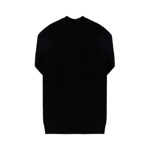Burberry Kids Check Panelled Knit Dress