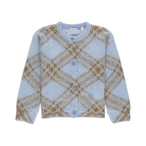 Burberry Kids Buttoned Long-Sleeved Cardigan