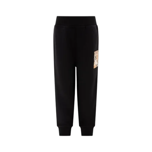 Burberry Kids Check Label Jogging Pants