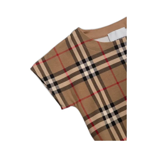 Burberry Kids Checked Crewneck Babygrow Set