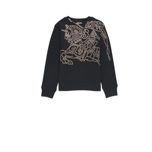 Burberry Kids Ekd Printed Long Sleeved Crewneck Sweatshirt