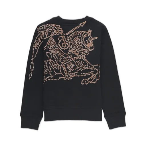 Burberry Kids Ekd Printed Long Sleeved Crewneck Sweatshirt