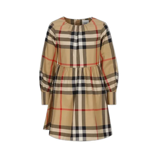 Burberry Kids Check Pattern A-Line Dress