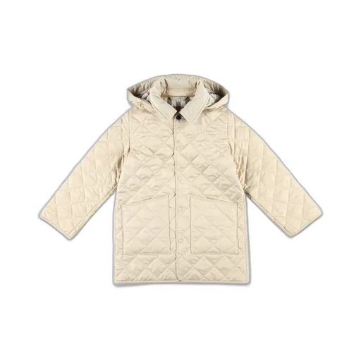 Burberry Kids Quilted Straight Hem Jacket