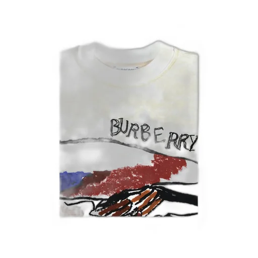Burberry Kids Duck Printed Crewneck T-Shirt