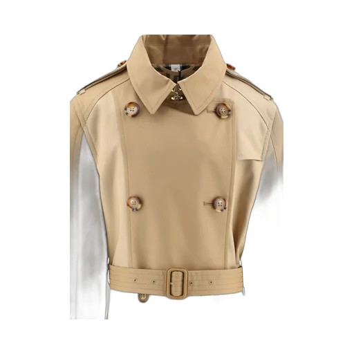 Burberry Kids De-Breasted Belted Coat