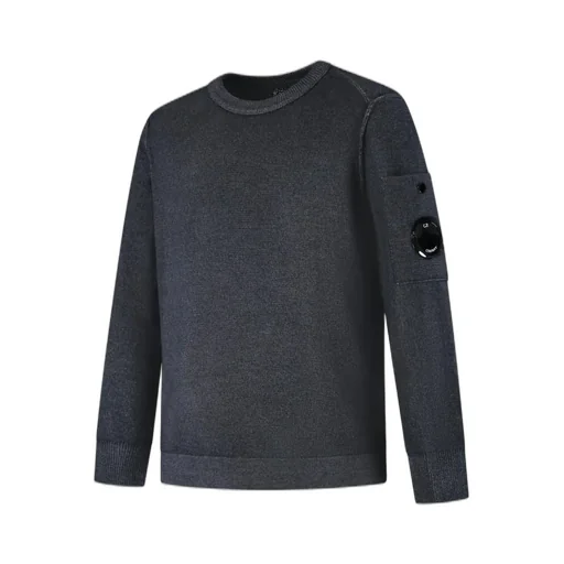 C.P. Company Kids Logo Patch Crewneck Jumper