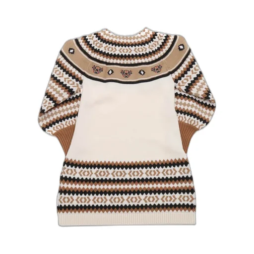 Burberry Kids Thomas Bear Intarsia Dress