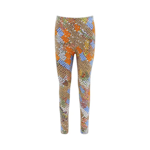 Burberry Kids Monogram High Waist Leggings