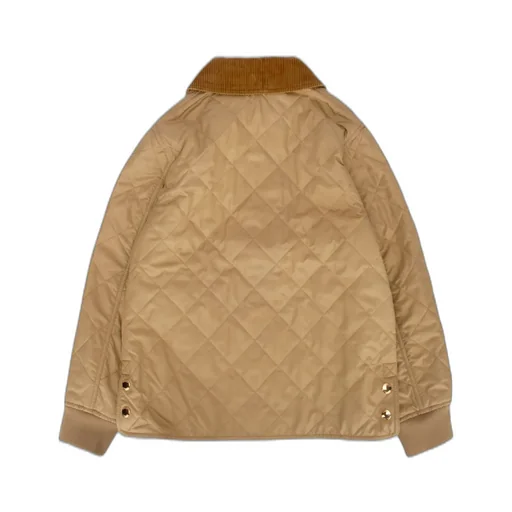 Burberry Kids Quilted Zipped Jacket