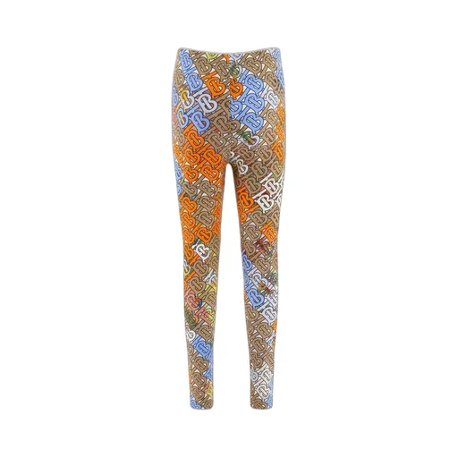 Burberry Kids Monogram High Waist Leggings