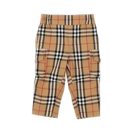 Burberry Kids Elasticated Waistband Straight-Leg Trousers