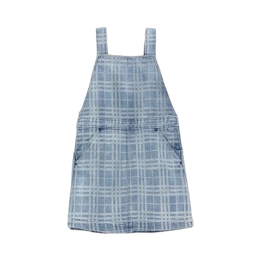 Burberry Kids Checked Sleeveless Dress