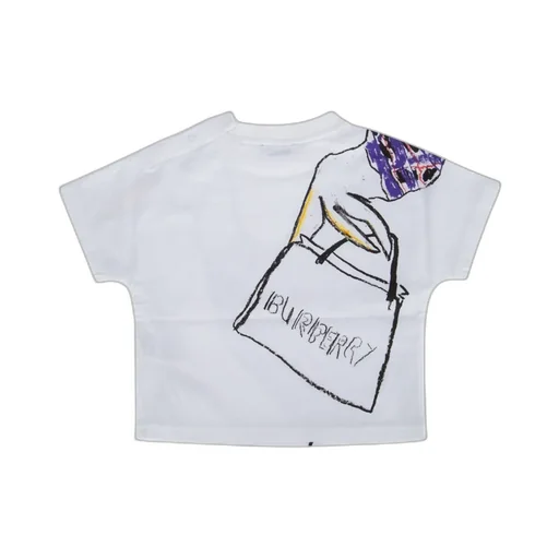 Burberry Kids	Graphic-Printed Crewneck T-Shirt