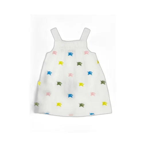Burberry Kids Ekd Straight Hem Sleeveless Dress